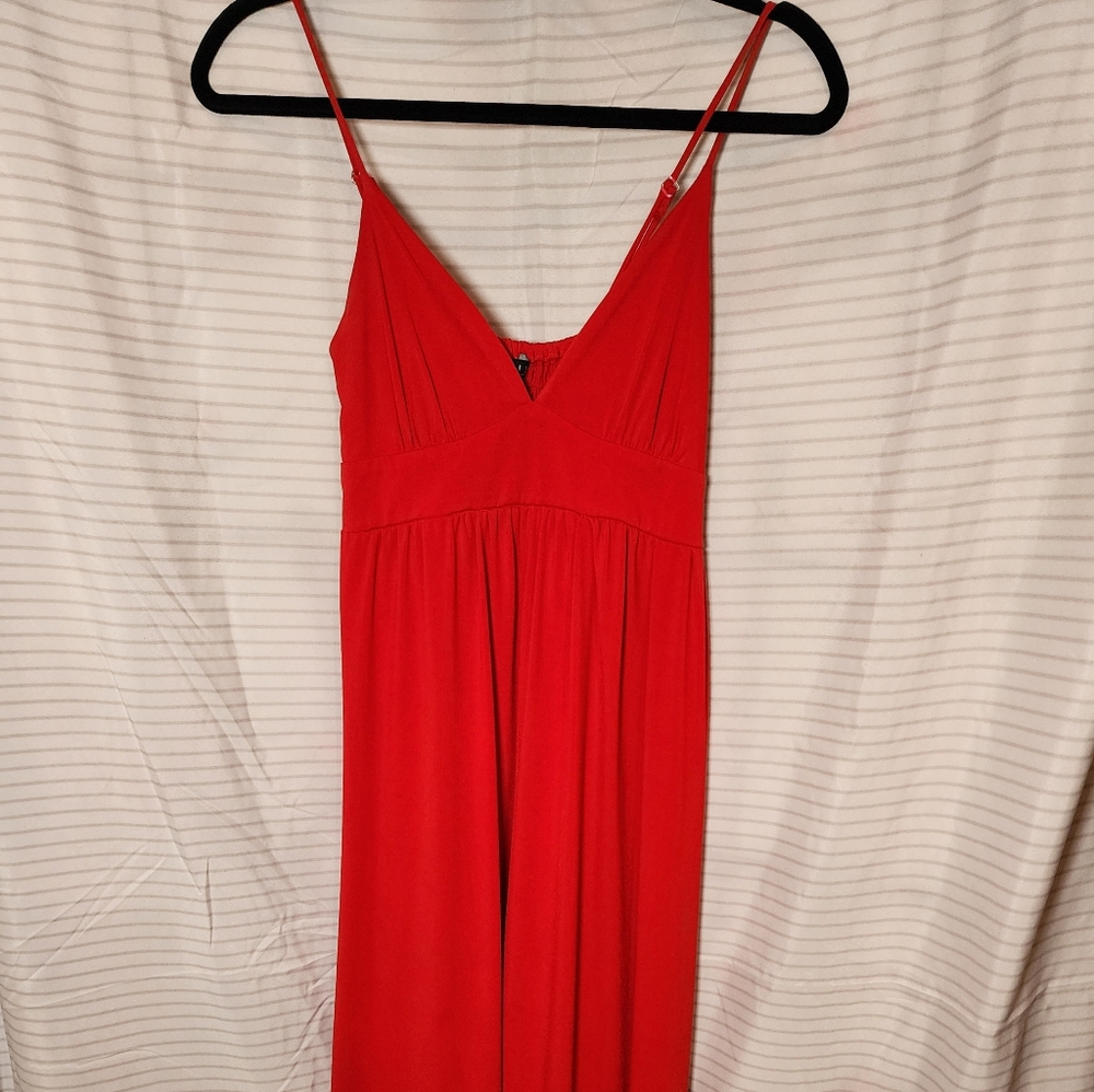 VENUS Vibrant Red Long Maxi Dress